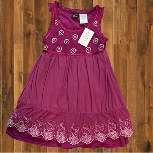 Disney Hannah Montana Pink Embroidered Dress – Girls Size 7